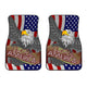 USA Eagle Bird - Universal Front and Back Car Mats Gift (Set of 2 or 4)