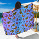 Butterflies Sarong Scarf Blanket, Butterfly Lover Gift, Pretty Butterfly Beach Wrap Cover Up, Lightweight Beach Sarong Skirt Dress - Freedom Look