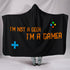 I'm A Gamer Hooded Blanket