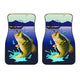 Fishing Big Fish - Universal Front and Back Car Mats Gift (Set of 2 or 4)