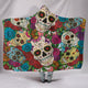 Sugar Skull Hooded Blanket