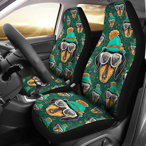 Dachshund Dog Car Seat Covers (Set of 2)