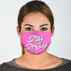 Purple Stay Strong Face Mask with Filters