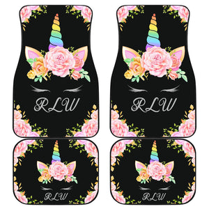 RLW - Unicorn Front And Back Car Mats (Set Of 4)