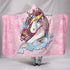 Unicorn Dream Kid's and Adult Hooded Blanket