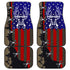 Hunting Deer USA Flag Car Mats Set of 4 - Car Floor Mats Protection Decoration