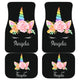 Angela Unicorn Front And Back Car Mats