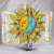Sun and Moon Flower Hooded Blanket