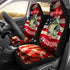Fishing Hooked Freedom - Set of 2 Universal Front Car Seat Covers Protection