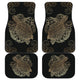 Golden Sea Turtle Front And Back Car Mats (Set Of 4) - Freedom Look