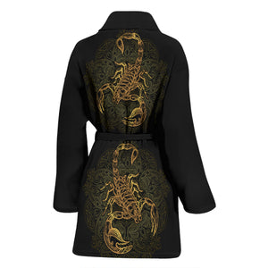 Golden Scorpio Women's Bath Robe - Freedom Look
