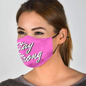Purple Stay Strong Face Mask with Filters