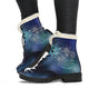 Pisces Horoscope Zodiac Star Sign Faux Fur Leather Boots Christmas Birthday Gift
