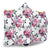 Floral Grey Roses & Peonies - Hooded Blankets