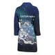 Personalized Aquarius Men's Bath Robe Sleepwear Wrapper Birthday Christmas Gift