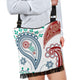 Pretty Wild Red Blue Paisley BOHO Crossbody Bag