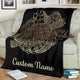 Personalized Premium Turtle Blanket