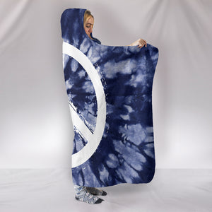 Peace Mandala Hooded Blanket