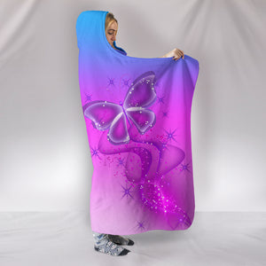 Butterfly Magic Hooded Blanket - Freedom Look