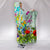 Colorful Flower Hooded Blanket
