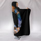 Peace Hippie Feathers Hooded Blanket