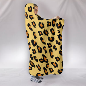 Chic Leopard Printed Hooded Blankets