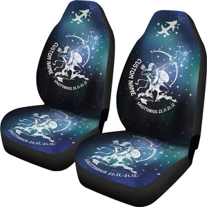 Personalized Sagittarius Horoscope Zodiac Car Seat Covers