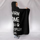 Stay Warm At Home With Dogs Hooded Blanket