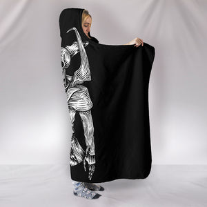 Skull Warrior Hooded Blanket