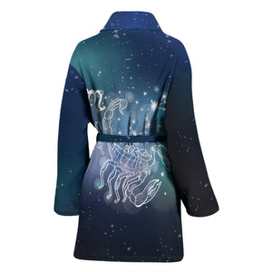 Scorpio Women's Horoscope Bath Robe Sleepwear Wrapper Birthday Christmas Gift