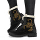 Scorpio Zodiac (Scorpion) Faux Fur Leather Boots
