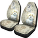 Maltese Dog Car Seat Covers (Set of 2)