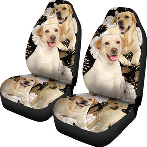 Labrador Retriever Dog Gift - Seat of 2 Front Car Seat Covers