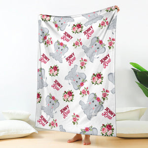 Blanket-Elephant Flowers-1