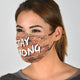 Graffiti Bring Wall Face Mask with Filters