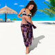 Purple Dragonflies Beach Sarong Lightweight Purple Dragonflies Sarong Scarf Blanket