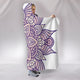 HandCrafted Lotus Mandala Hooded Blanket