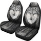 Wolf Car Seat Covers - Eye Night (Set of 2)