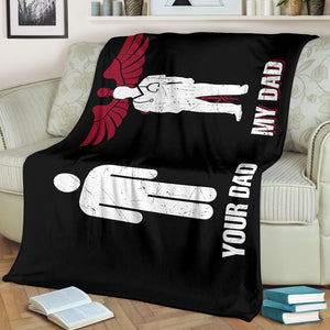 My Dad Your Dad Comparision Emergency Premium Blanket