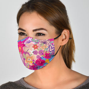 Flower Bouquet Face Mask with Filters