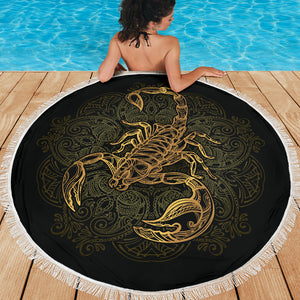 Golden Scorpion Beach Blanket - Freedom Look