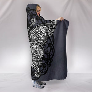 Butterfly Mandala Hooded Blanket