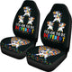 Autism Awareness Car Seat Covers Pair of 2 Protection Decoration