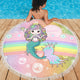 Mermaid Circle Beach Blanket