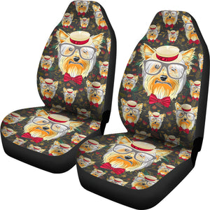 Yorkshire Terrier Dog - Car Seat Covers (Set of 2)