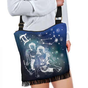 Gemini Horscope Boho Bag for Birthday Christmas Gift