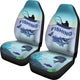 Fishing Hook Fisher Car Seat Covers Set of 2 Protection Decoration