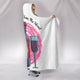 Wine Lover - Cozy Warm Hooded Sherpa And Microfiber Blanket With Hood
