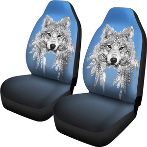 Spirit Animal Wolf Car Seat Covers