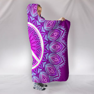 Purple Peace Hooded Blanket